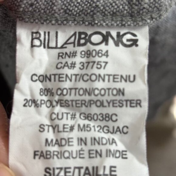 Billabong Men's Grey XLarge Shirt - Picture 5 of 5